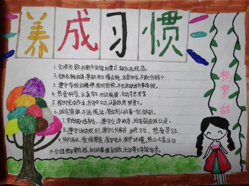 通过办手抄报 同学们进一步提高了学习《小学生守则》的认识.