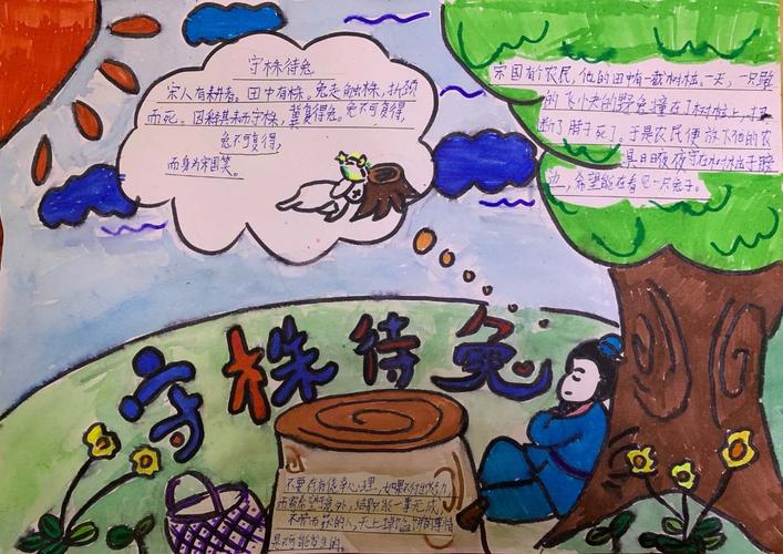 2《中国古代寓言故事》妙手画寓言 童声讲寓言活动 写美篇 手抄报