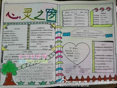 打开心灵之门手抄报手抄报图片大全集