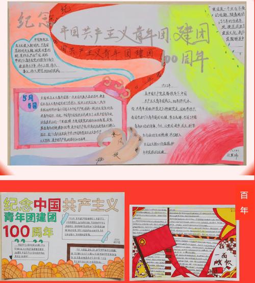 衡水市第三中学举办纪念中国共产主义共青团成立100周年手抄报展
