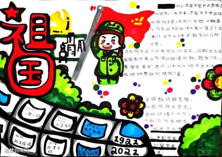 学百年党史做时代新人手抄报 学百年党史做时代新人手抄报