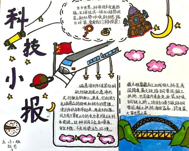 创新中发展 实践中成长 小学生科技手抄报精选-图5