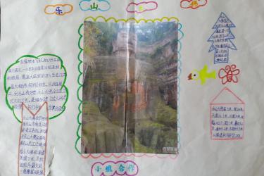 名胜古迹手抄报图片大全 风景名胜景区手抄报版面设计图 内容 资料