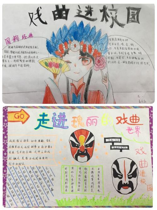 一年级戏曲进校园手抄报 廉洁进校园手抄报 一年级戏曲进校园手抄报 廉洁进校园手抄报
