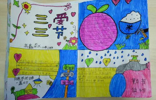 通过出手抄报活动 教育学生懂得 三爱三节 是一个小学生应具有的美德.