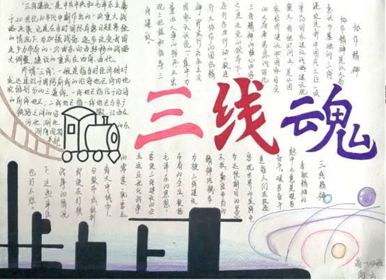 六盘水市第二中学三线精神驻心中校园黑板报手抄报活动简报 六盘水市第二中学三线精神驻心中校园黑板报手抄报活动简报