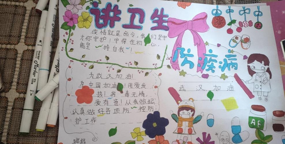 讲究卫生减少疾病手抄报 预防疾病手抄报 讲究卫生减少疾病手抄报 预防疾病手抄报