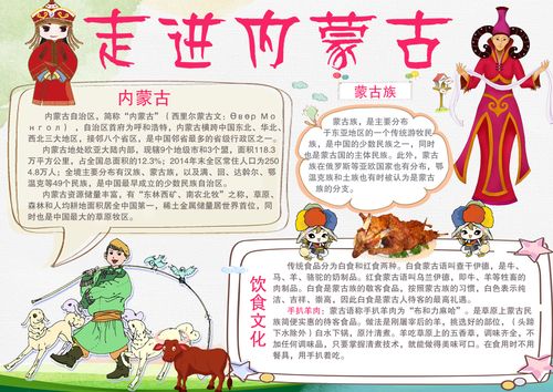 蒙古族民族习俗小学手抄报资料 蒙古族民族习俗小学手抄报资料