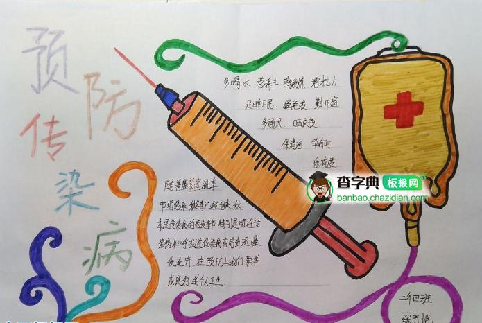 注意个人卫生预防传染病手抄报