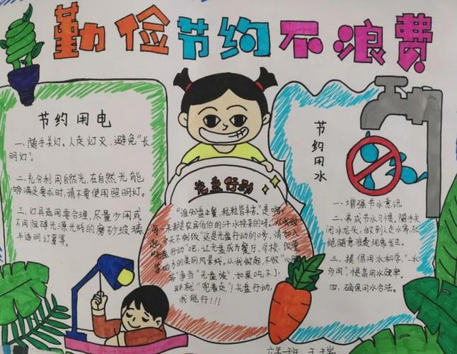 第三张节水节电节粮为主题的手抄报2 第二张五年级节水节电节粮手抄报 第三张节水节电节粮为主题的手抄报2 第二张五年级节水节电节粮手抄报