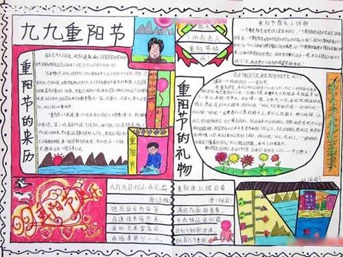 重阳节手抄报版面设计边框图案:九月九日是什么 重阳节手抄报版面设计边框图案:九月九日是什么