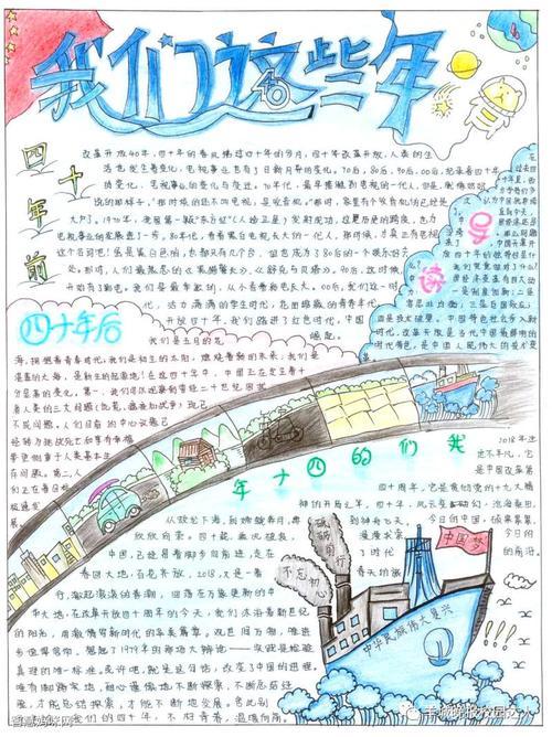 关于党的三大改造竖版手抄报 党的手抄报-