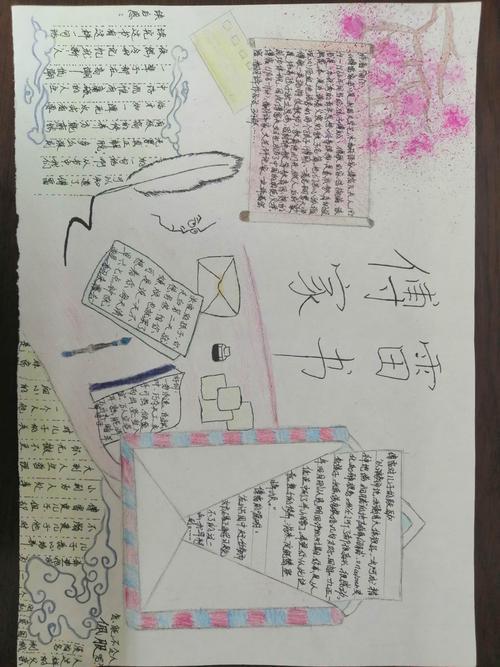廉洁过新年劝廉漫画家书比赛手抄报傅雷家书手抄报