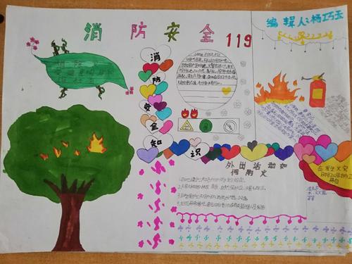 珍爱生命 安全伴我行 李庄小学四年级安全教育手抄报活动