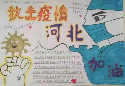 河北加油 战 疫 必胜 永清一中高二年级手抄报展