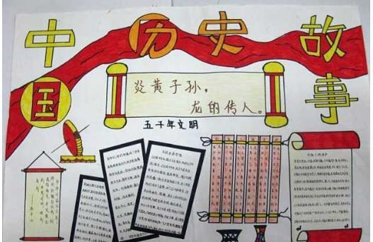 书画先贤-----东塍中学七年级历史人物手抄报活动科尔沁实验初中七年