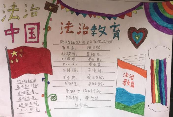 二年级小学生法治手抄报小学生法制手抄报