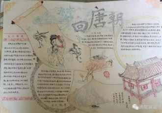 历史盛唐气象电子手抄报电子手抄报