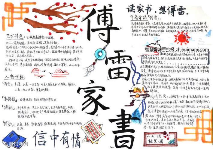 需要写家书的手抄报傅雷家书手抄报