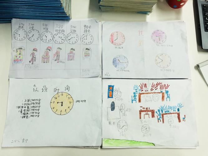 我们的一天-认识时间手抄报