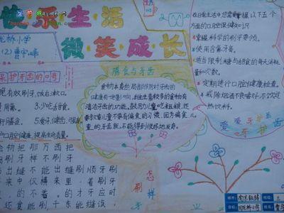手抄报简单又漂亮精美微笑的手抄报 精美手抄报用微笑面对困难的手
