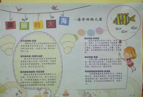 无脊椎动物包括各种螺类和贝类.有脊椎动物手抄报 第1页