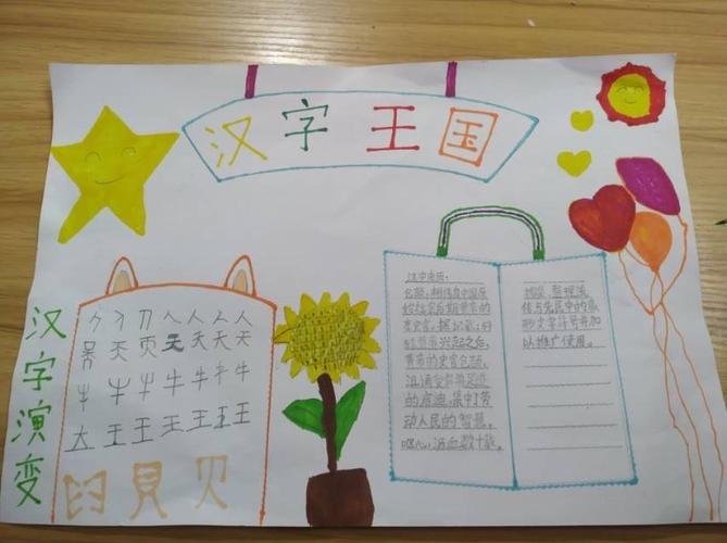 2024至2024学年度二甲班 汉字故事 手抄报 学生作品 2024至2024学年度二甲班 汉字故事 手抄报 学生作品
