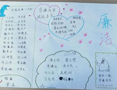 廉洁诚信公证俭朴手抄报廉洁诚信手抄报 廉洁诚信公证俭朴手抄报廉洁诚信手抄报