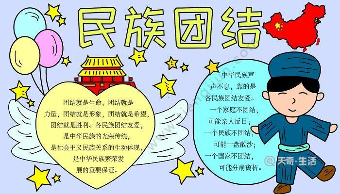 一家新同心共筑中国梦都兰二小开展三六年级民族团结手抄报比赛活动