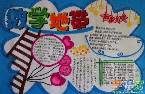 关于小学四年级下册数学1到4单元手抄报 小学数学手抄报精美图片资料
