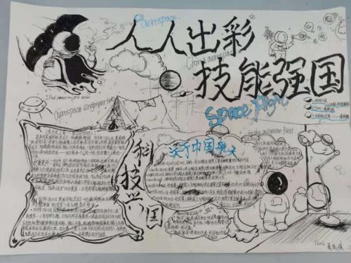 人人出彩技能强国高中手抄报高中手抄报 人人出彩技能强国高中手抄报高中手抄报
