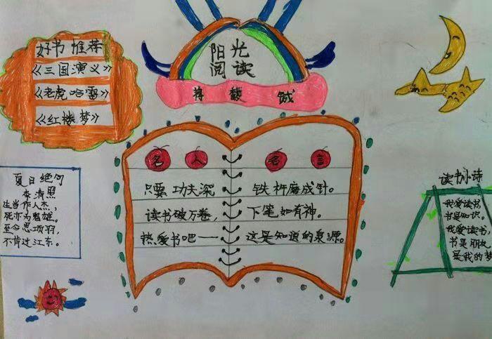 其它 仙下中学阅读实践活动之手抄报 写美篇阅读如秋雨 润我细无声.