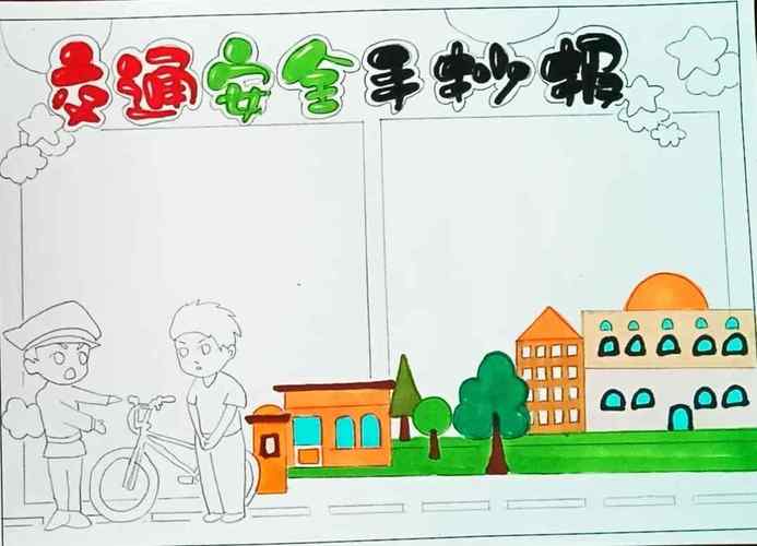 怎么画手抄报小学生一年级简单的画