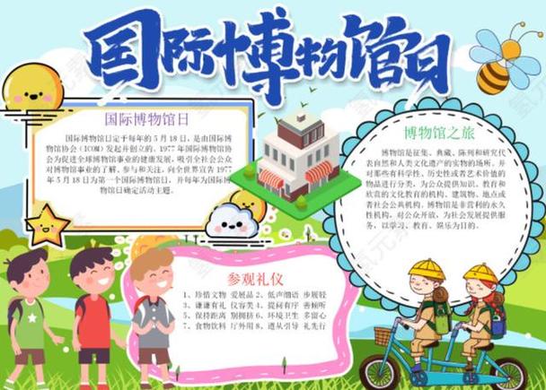 走进世界博物馆手抄报内容 518中小学生国际博物馆日手抄报 4