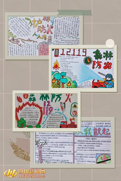 孩子们制作的森林草原防灭火手抄报.jpg