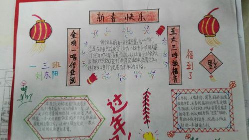 一三班手抄报展