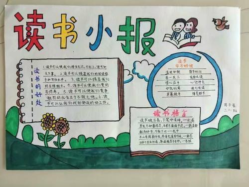 读书手抄报怎么做-一路书香一路书香伴我行一一店头小学学生读书手