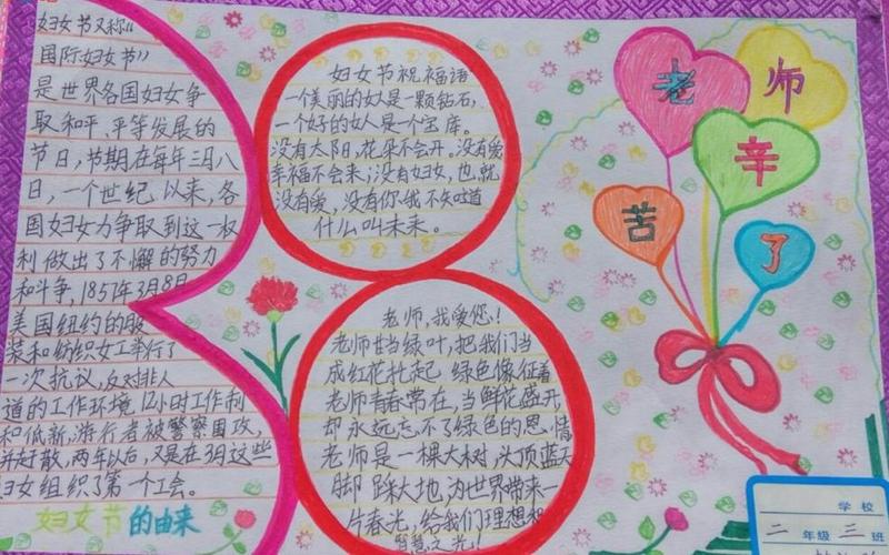 感恩妇女节手抄报小学生感恩节手抄报小学生