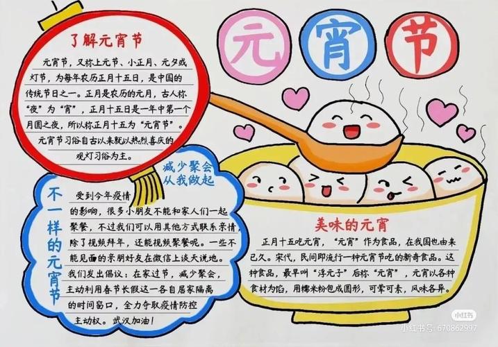 元宵节手抄报