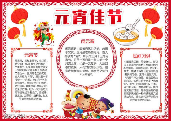 2024元宵节手抄报简单又漂亮