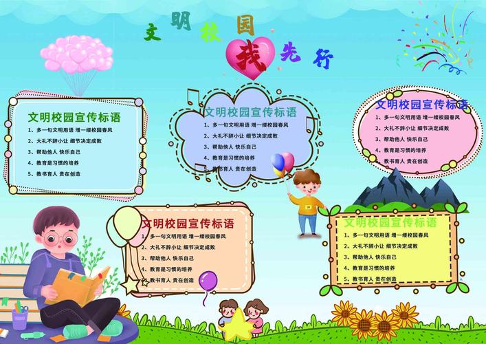 2024校园文明手抄报