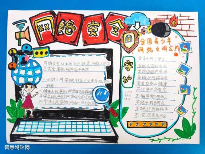 一年级网络安全手抄报 网络安全手抄报