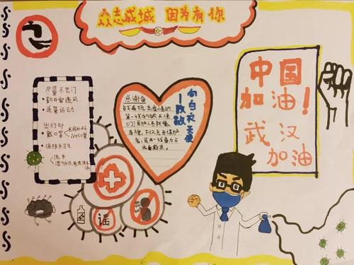 馆 抗击疫情 青少年在行动 手抄报作品 第一批作品展播正在进行 武汉