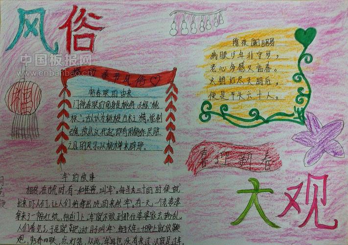 首页 手抄报 专题手抄报 民风民俗手抄报 六年级语文综合性学习成果