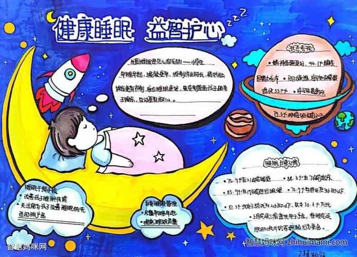 3月21日国际睡眠日手抄报绘画一等奖9张