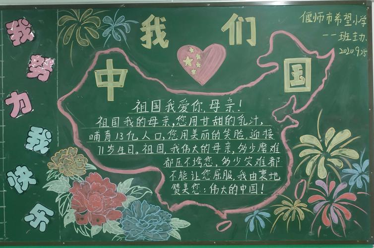 祝福您 亲爱的祖国 偃师市希望小学开展迎国庆黑板报 手抄报活动 祝福您 亲爱的祖国 偃师市希望小学开展迎国庆黑板报 手抄报活动
