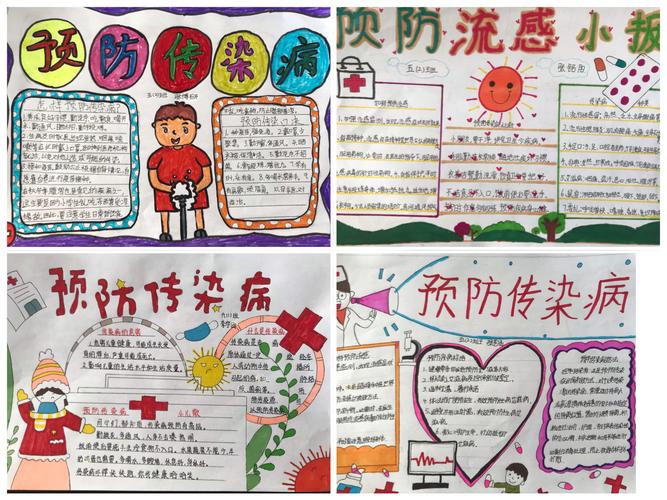 学生制作了内容丰富的手抄报.