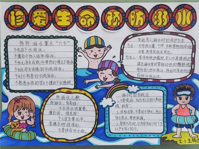 珍爱生命预防溺水手抄报内容简单