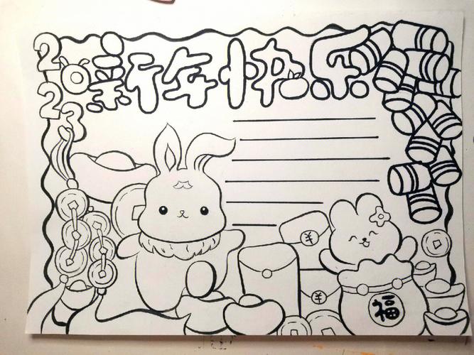 新年手抄报 新年手抄报