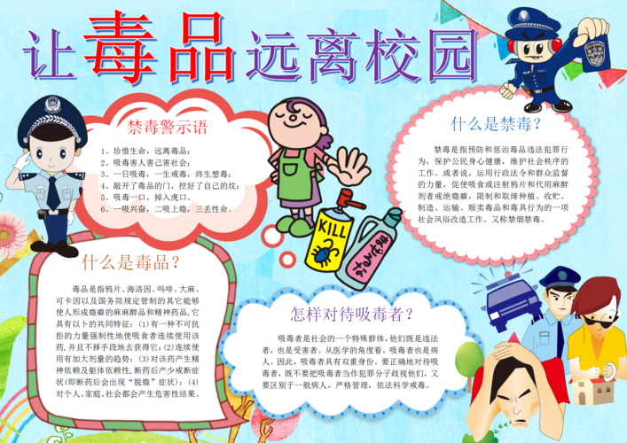 查看更多内容w大师提供个性化毒品远离校园禁毒手抄报下载 模板编号为